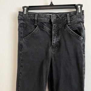 Free People black skinny pants.